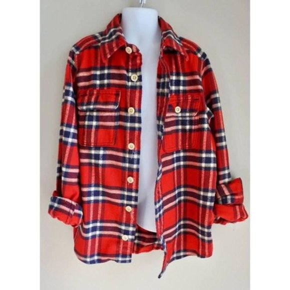 ABERCROMBIE KIDS flannel shirt size M/8 - Picture 1 of 7
